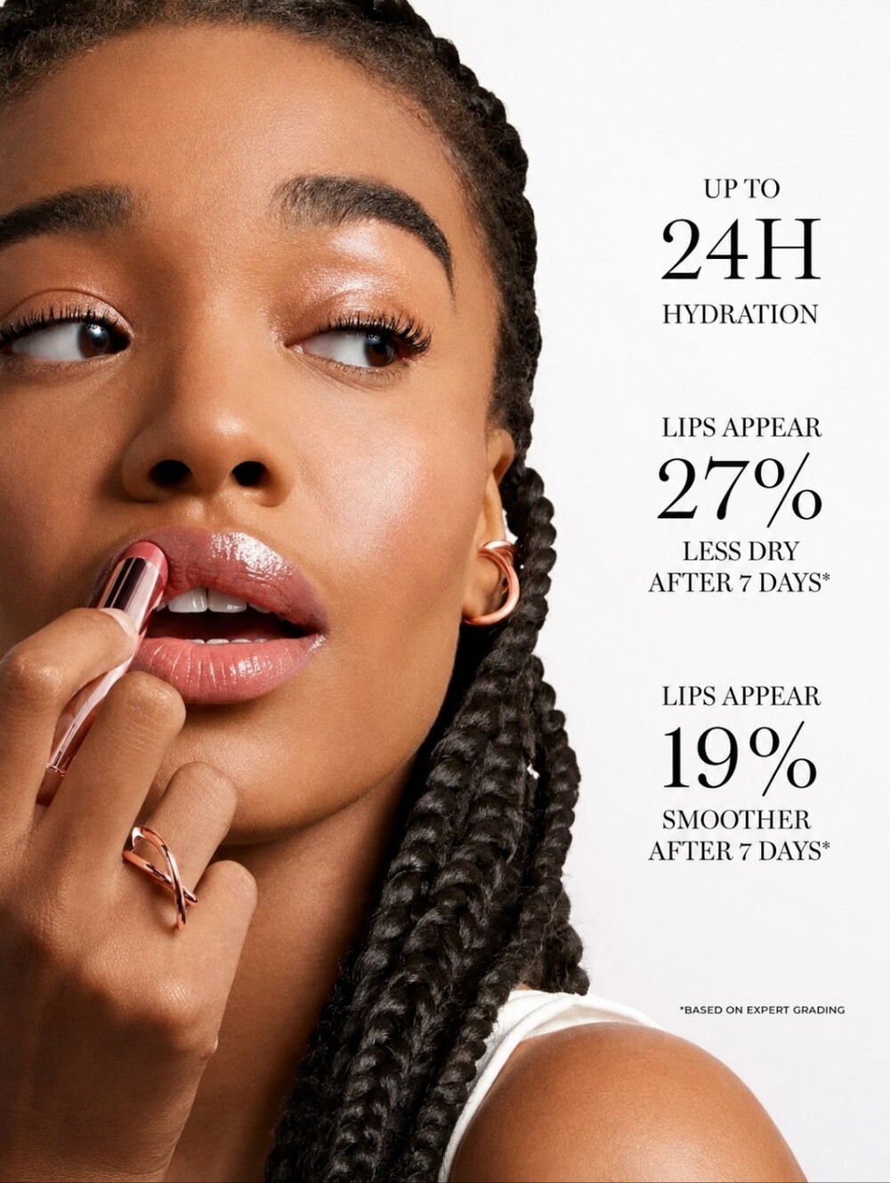 Lancome Nude Now Butterglow Plumping Tinted Lip Butter Balm - Cool Tone Pink - Picture 10 of 15
